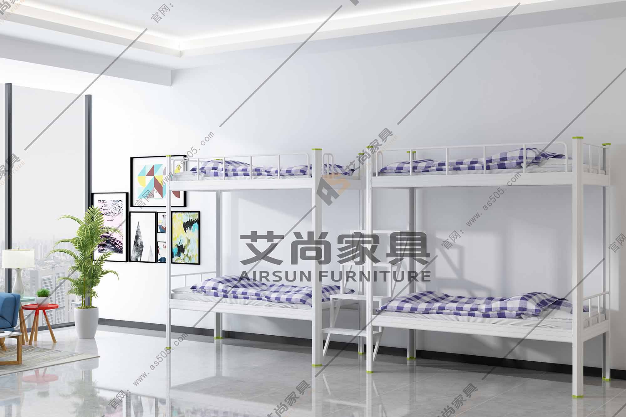 双层上下铺铁床